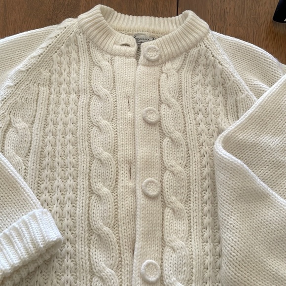 Cardigan cable sweater - Picture 3 of 7